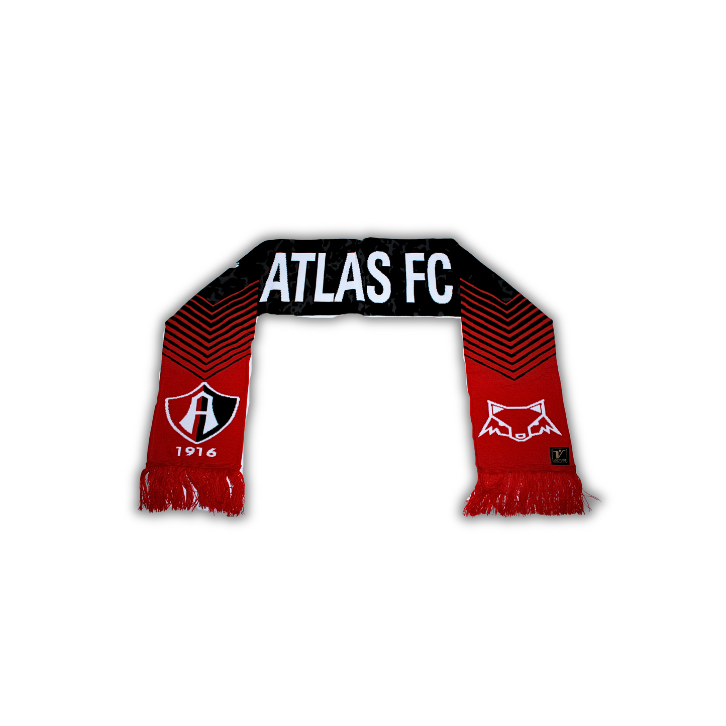 RED AND BLACK SCARF 1916