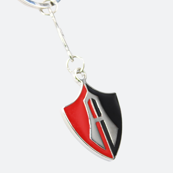 ATLAS FC KEYCHAIN WITH CELL PHONE STICKER