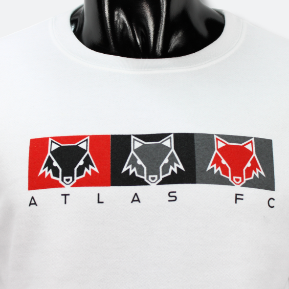3 FOXES ROJINEGROS CREWNECK