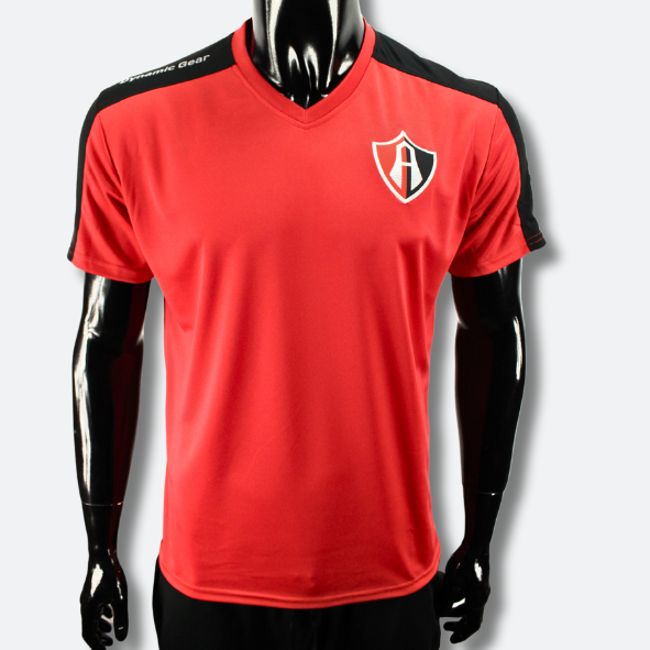 ATLAS FC RED AND BLACK SPORT T-SHIRT