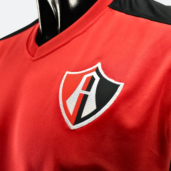 ATLAS FC RED AND BLACK SPORT T-SHIRT