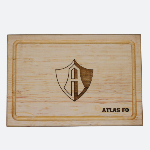 ATLAS FC WOODEN CUTTING BOARD