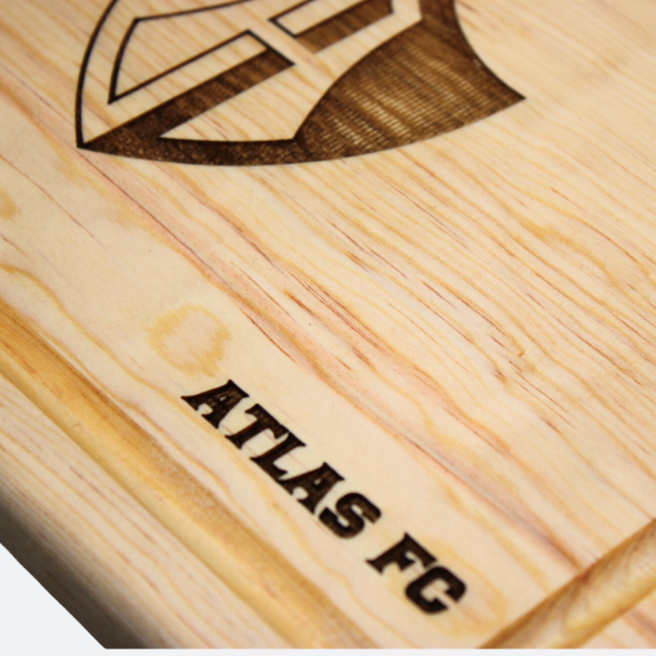 ATLAS FC WOODEN CUTTING BOARD