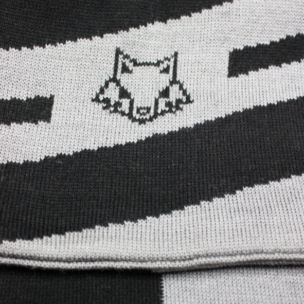 ATLAS FC BICOLOR BLACK/GREY SCARF