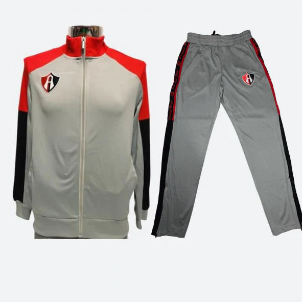 ATLAS FC MEN´S SWEATSHIRT AND PANTS SET GREY/RED
