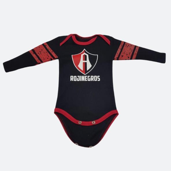 NEW BORN LONG SLEEVE BODYSUIT - BLACK