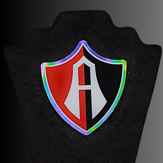 ATLAS FC SHIELD STICKER IN HOLOGRAPHIC VINYL