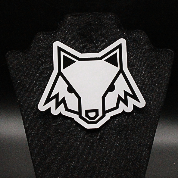 ZORRO STICKER IN WHITE VINYL