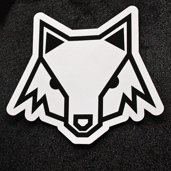 ZORRO STICKER IN WHITE VINYL