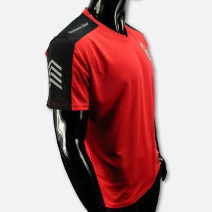 ATLAS FC RED AND BLACK SPORT T-SHIRT