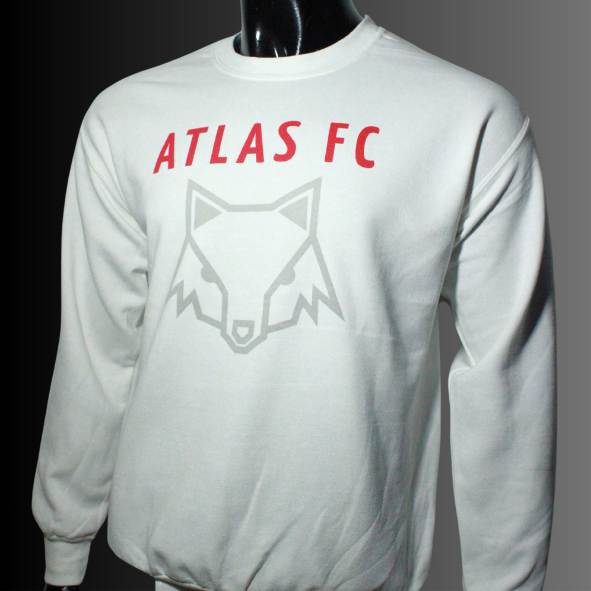 CREWNECK ATLAS FC ZORRO CLASSIC GRAY OVER WHITE