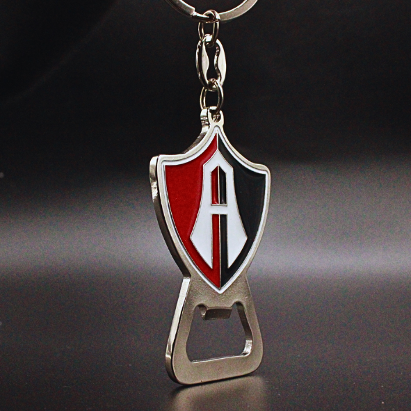 ATLAS FC LOGO SILVER KEYCHAIN WITH BOTTLE OPENER