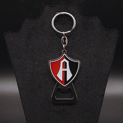 ATLAS FC LOGO SILVER KEYCHAIN WITH BOTTLE OPENER