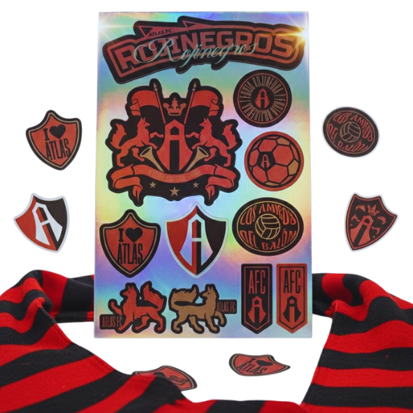 ATLAS FC HOLOGRAPHIC STICKER SHEET