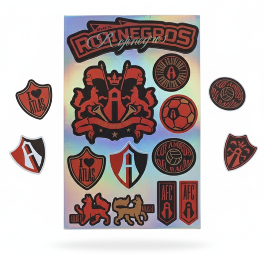 ATLAS FC HOLOGRAPHIC STICKER SHEET