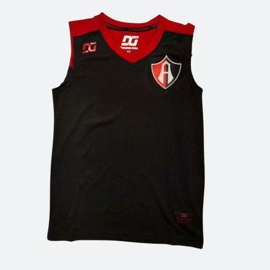 KID'S T-SHIRT WITHOUT SLEEVES IN BLACK / RED COLOR