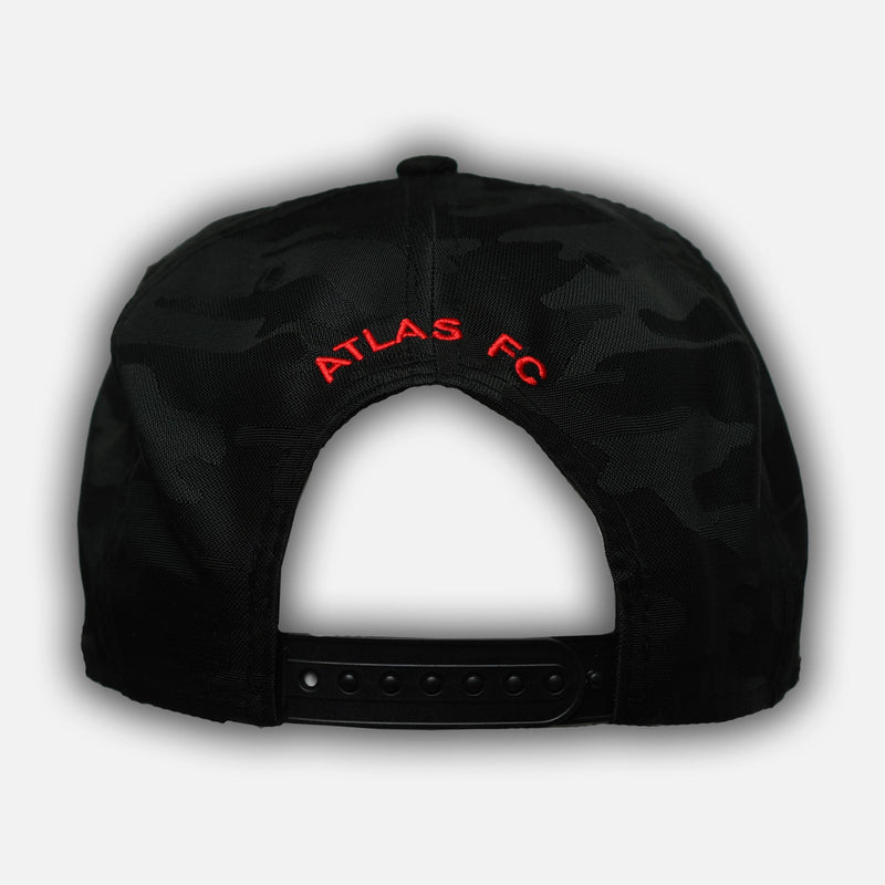 LOGO ATLAS BLACK CAMOUFLAGE CAP FLAT