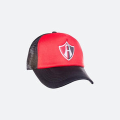 TRUCKER CAP - BLACK / RED